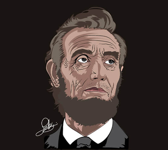 Abraham Lincoln Digital art